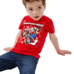 Mario Print Pure Cotton T-Shirt-picture-12