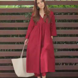 Women Anarkali Kurta Set-image-27