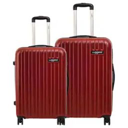 luggero Pack of 2 Hard Body Trolley Bags with Number Lock-picture-2