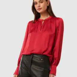 Women Regular Fit Top with Bishop Sleeves-image-26