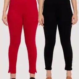 Pack of 2 Ankle-Length Leggings-image-1