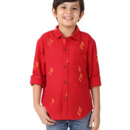 fabindia Printed Shirt with Patch Pocket-picture-32