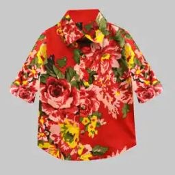 Boys Floral Print Regular Fit Shirt-image-84