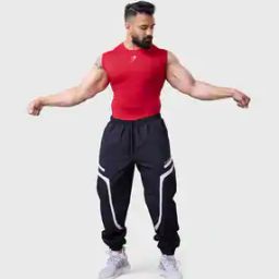 Men Typographic Print Round-Neck Vests-image-77