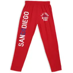 Boys Typographic Print Track Pants-12