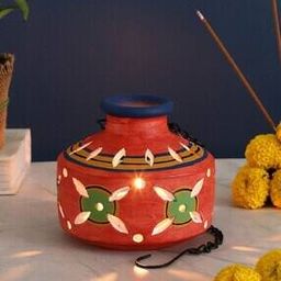 Brick Flat Terracotta Tea Light Holder-image-28