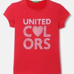 united colors of benetton Brand Print Round-Neck T-Shirt-picture-8