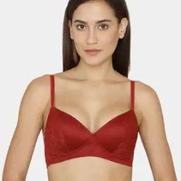 Padded Non-Wired Medium Coverage T-Shirt Bra-image-59