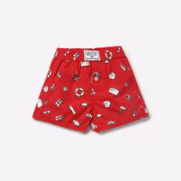 Printed Shorts with Elasticated Waist-49