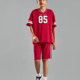 Boys Printed Shorts Set-image-43