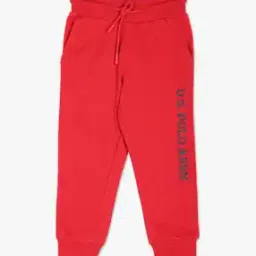 Boys Logo Print Regular Fit Joggers-11