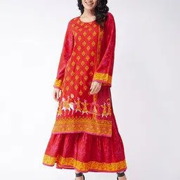 pannkh Printed Straight Kurti-picture-29