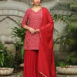 janasya Women Embroidery Straight Kurta Set-picture-31