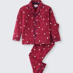 Girls Star Print Shirt & Pyjamas Set-image-45