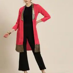 Women Embellished Shrug-36