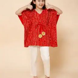 Girls Printed Kurta Set-image-46