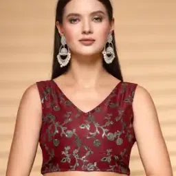 Women Self-design Back Open Blouse-image-26