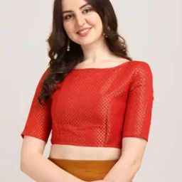 Women Self-design Back Open Blouse-picture-17