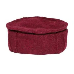 Rounded Woolen Beret Hat-image-53