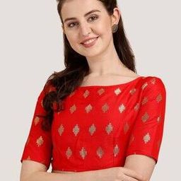 Blouse Self-design Back Open Blouse-image-14