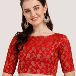 Blouse Self-design Back Open Blouse-image-70