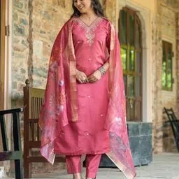 svaraa Women Embroidery Straight Kurta Set-picture-9