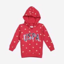 Star Print Cotton Hoodie-36