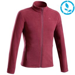 Men Sweater Full-Zip Fleece for Hiking MH120 Red-image-87
