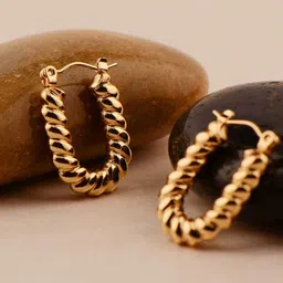 KRENOZ Square Hoop Earrings-34