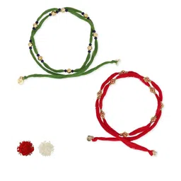 FURE Mauli Set of 2 Rakhis for Brother (Roli Chawal included)-image-3
