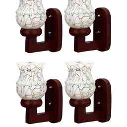 Somil Premium Designer Glass Wall / Night Lamp Elegant & Stylish Dcor Accent for Modern Interiors, color- Black, White, Size:- 16.5 X 24.5 X 27 CM-image-99