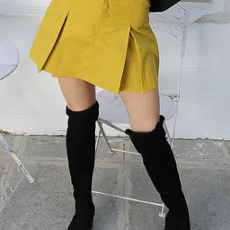 StyleCast X SERA Pure Cotton A-Line Mini Skirt-image-26