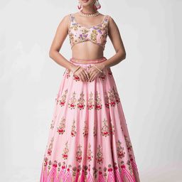 The Front Row Embellished Beads and Stones Ready to Wear Lehenga & Blouse With Dupatta-picture-51