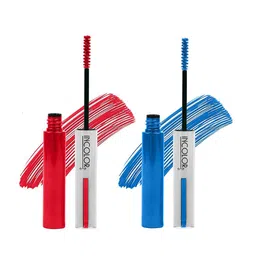 INCOLOR Set Of 2 Light Weight Color Mascara 6ml Each - Imperial Red 05 & Blueberry Pop 03-39