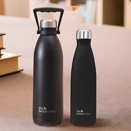 The Better Home Black 2 Pieces Stainless Steel Water Bottle-image-39