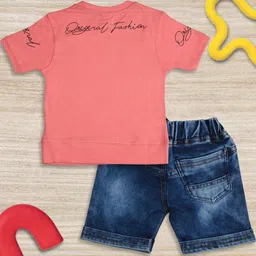 WORTON FASHION Boys Printed T-shirt with Shorts-picture-27