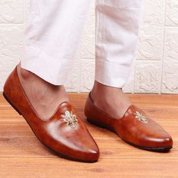 Zixer Men Ethnic Mojaris with Embroidered-image-13