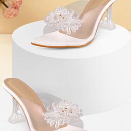 HUNYZA FOOTWEAR Party Block Sandals Heels-image-24