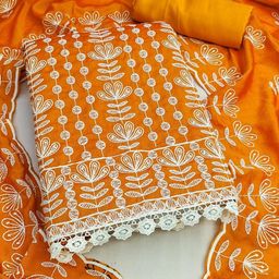 KALINI Embroidered Unstitched Dress Material-image-63