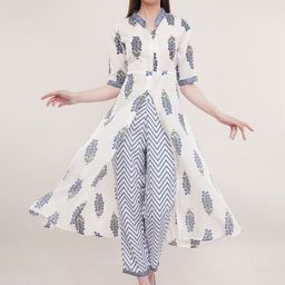 Anouk Rustic Women Ethnic Motifs Printed Kurta & Trousers With Dupatta image 4