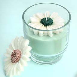 ANWYN Green & White 1 pieces Jar Candle-22