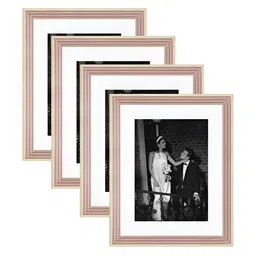 Art Street Pink & White 2 to 4 Pieces Wood Wall Photo Frames-23