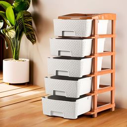 Myntra Elegant Homes Brown Set of 1 Regular Multi-Utility Organisers-0