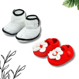FUNKRAFTS Girls Pure Wool Booties-69