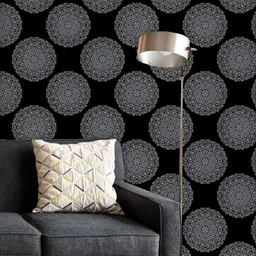 ArtzFolio Printed UV-Resistant Anti-Bacterial Round Geometric Elements Peel & Stick Wallpaper-image-39