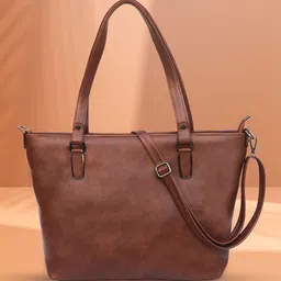 Mast & Harbour Oversized Structured Tote Bag-37