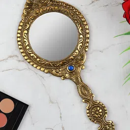 NM Beige Double Side Hand Mirror-21