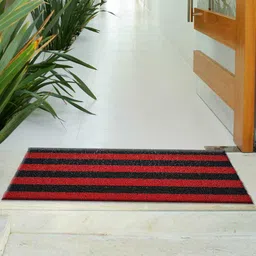 Kuber Industries Set of 2 Striped Rubber Doormats-38