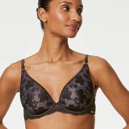 Marks & Spencer Laced Underwired Non-Padded Plunge Bra With All Day Comfort-26