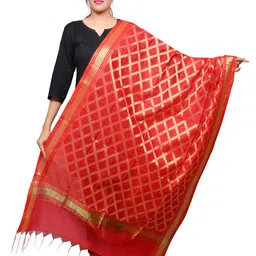 BANJARA INDIA Woven Design Dupatta with Zari-image-61
